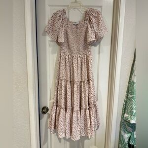 Ivy City Co. Sweet Posie Dress in Pink